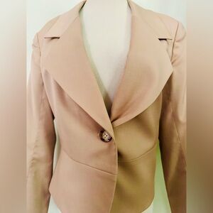 [Zelda] Vintage Tan Lined Blazer Sz: 4